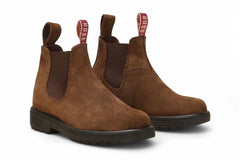 Rossi - 303 Endura Rustic Brown Suede Chelsea Boots