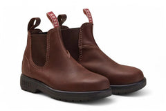 Rossi - 303 Endura Redwood Brown Leather Chelsea Boots