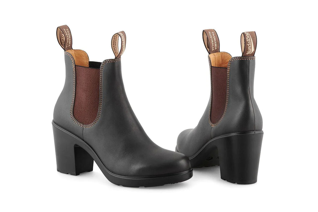 *Available for Pre-Order* Blundstone - 2366 Stout Brown High Heeled Leather Chelsea Boots