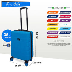 Coker Cabin Soft Shell Blue Suitcase