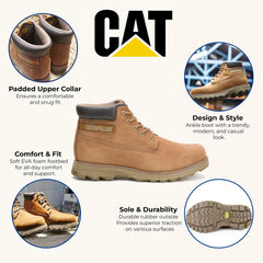 Caterpillar - Men's Founder Brown Leather Boots