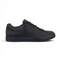 Ecco - Black Leather Waterproof Sneakers: Soft 10