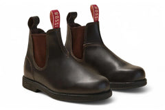 Rossi - 607 Booma Dark Brown Leather Chelsea Boots