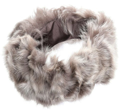 Ladies Taupe Toscana Sheepskin Headband