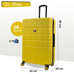 Coker Medium Soft Shell Yellow Suitcase