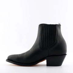 Grinders - Maverick Black Leather Cowboy / Western Style Boots