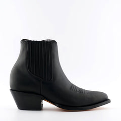 Grinders - Maverick Black Leather Cowboy / Western Style Boots