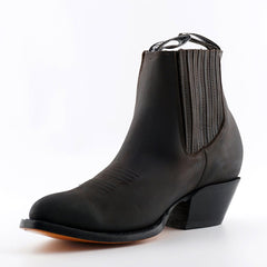 Grinders - Maverick Brown Leather Cowboy / Western Style Boots