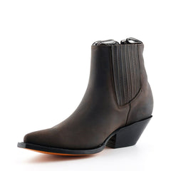 Grinders - Mustang Brown Leather Cowboy / Western  Style Boots