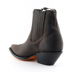 Grinders - Mustang Brown Leather Cowboy / Western  Style Boots