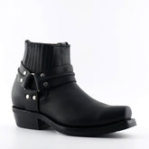 Grinders - Renegade Lo Black Leather Cowboy / Western Style Boots