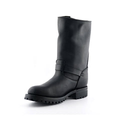Grinders - Wild One Black Leather Cowboy / Western Style Boots