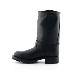 Grinders - Wild One Black Leather Cowboy / Western Style Boots