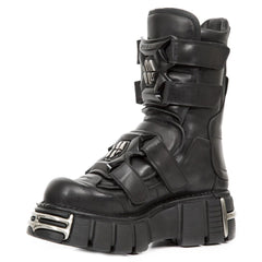 NEW ROCK - M-422-S1 Chunky Platform Boots