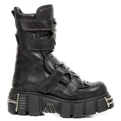 NEW ROCK - M-422-S1 Chunky Platform Boots