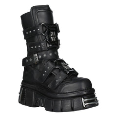 NEW ROCK - M-MET422-S1 Chunky Platform Boots