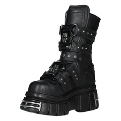 NEW ROCK - M-MET422-S1 Chunky Platform Boots