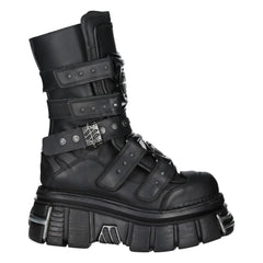 NEW ROCK - M-MET422-S1 Chunky Platform Boots