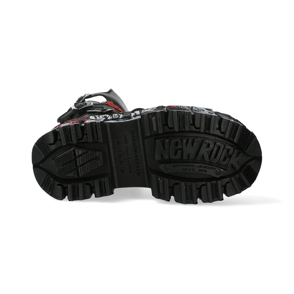 NEW ROCK -  WALL028B-C1 Chunky Platform Boots