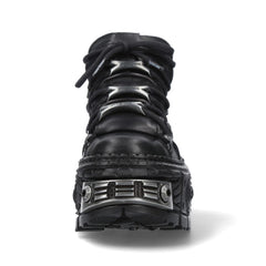 NEW ROCK - WALL106-S10 Chunky Platform Boots