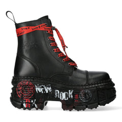 NEW ROCK -  WALL126CCT-C1 Chunky Platform Boots