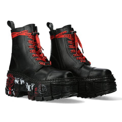 NEW ROCK -  WALL126CCT-C1 Chunky Platform Boots