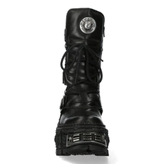 NEW ROCK - WALL1473-S3 Chunky Platform Boots