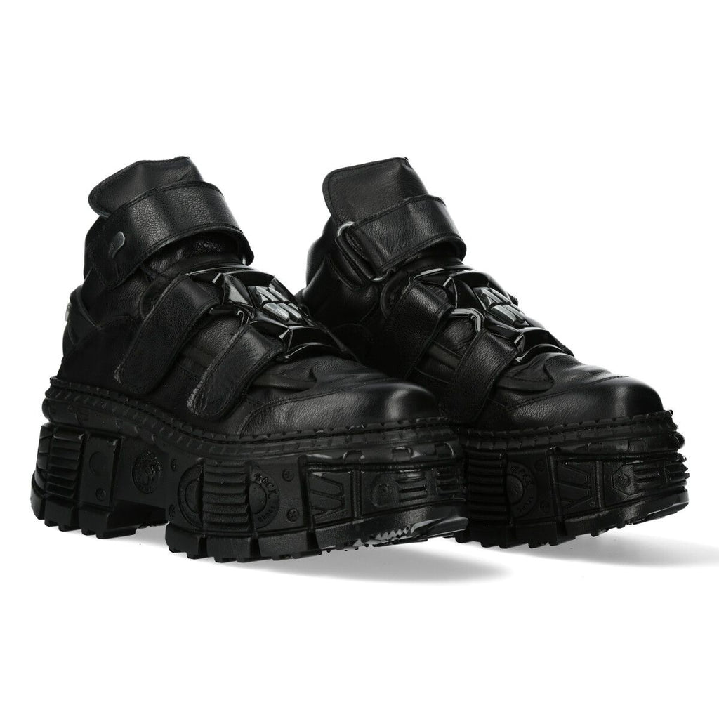 NEW ROCK -  WALL285-S2 Chunky Platform Boots