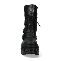 NEW ROCK - WALL373-S11 Chunky Platform Boots