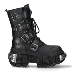 NEW ROCK - WALL373-S3 Chunky Platform Boots