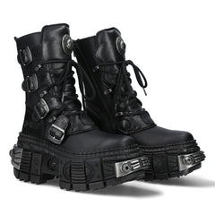 NEW ROCK - WALL373-S3 Chunky Platform Boots