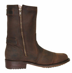 Grinders - Route 66 Boots Brown Leather Cowboy / Western Style Boots