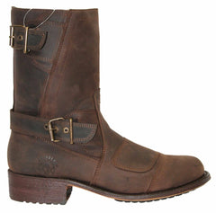 Grinders - Route 66 Boots Brown Leather Cowboy / Western Style Boots