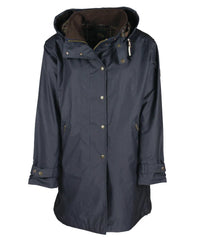 Ladies Brighton Washwax Parka Navy