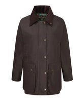 Women's Countrygirl Wax Jacket - BROWN