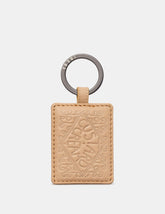 Yoshi - Custard Cream Leather Key Ring