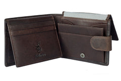 Mala - Shaftsbury Extra Capacity Leather Tab Wallet with RFID