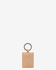 Yoshi - Custard Cream Leather Key Ring