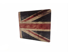 Mens Leather Printed Wallet With RFID