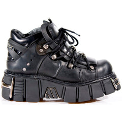 NEW ROCK -  M-106-S1 - Lace Up Tower Shoes