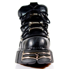 NEW ROCK -  M-106-S1 - Lace Up Tower Shoes