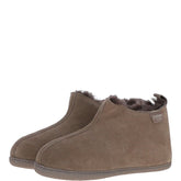 Men's Taupe Suede Sheepskin Boots - Darwin