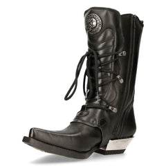 NEW ROCK - M-7993-S1 Western Style Biker Boots