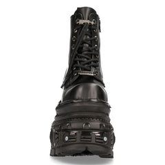 NEW ROCK - MILI083CCT-C4 Metallic Platform Military Boots