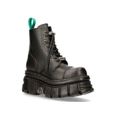 Vegan NEW ROCK - TANKMILI083-VS2 Vegan Leather Military Style Tower Boots