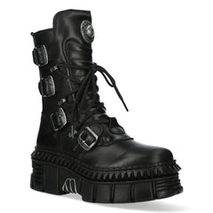 NEW ROCK -  WALL373-S6 Chunky Platform Gothic Boots