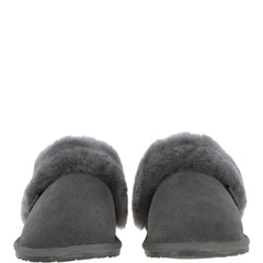 Ladies Grey Sheepskin Classic Slip On - Pippa