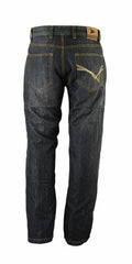 Men's Kevlar Motorbike Denim Jean's With CE Armour