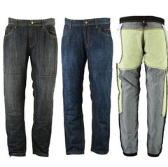 Men's Kevlar Motorbike Denim Jean's With CE Armour