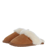 Ladies Tan Sheepskin Classic Slip On - Pippa